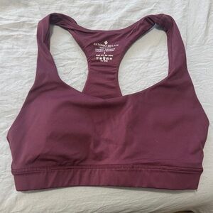 ANTONIO MELANI Women's Deep Burgundy Sports Bra